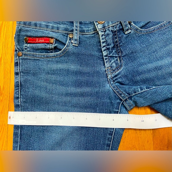 Bell Bottom Denim Blue Jeans l Medium Wash lSize25 - Picture 8 of 9